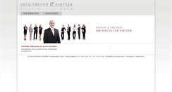 Desktop Screenshot of freund-partner.com